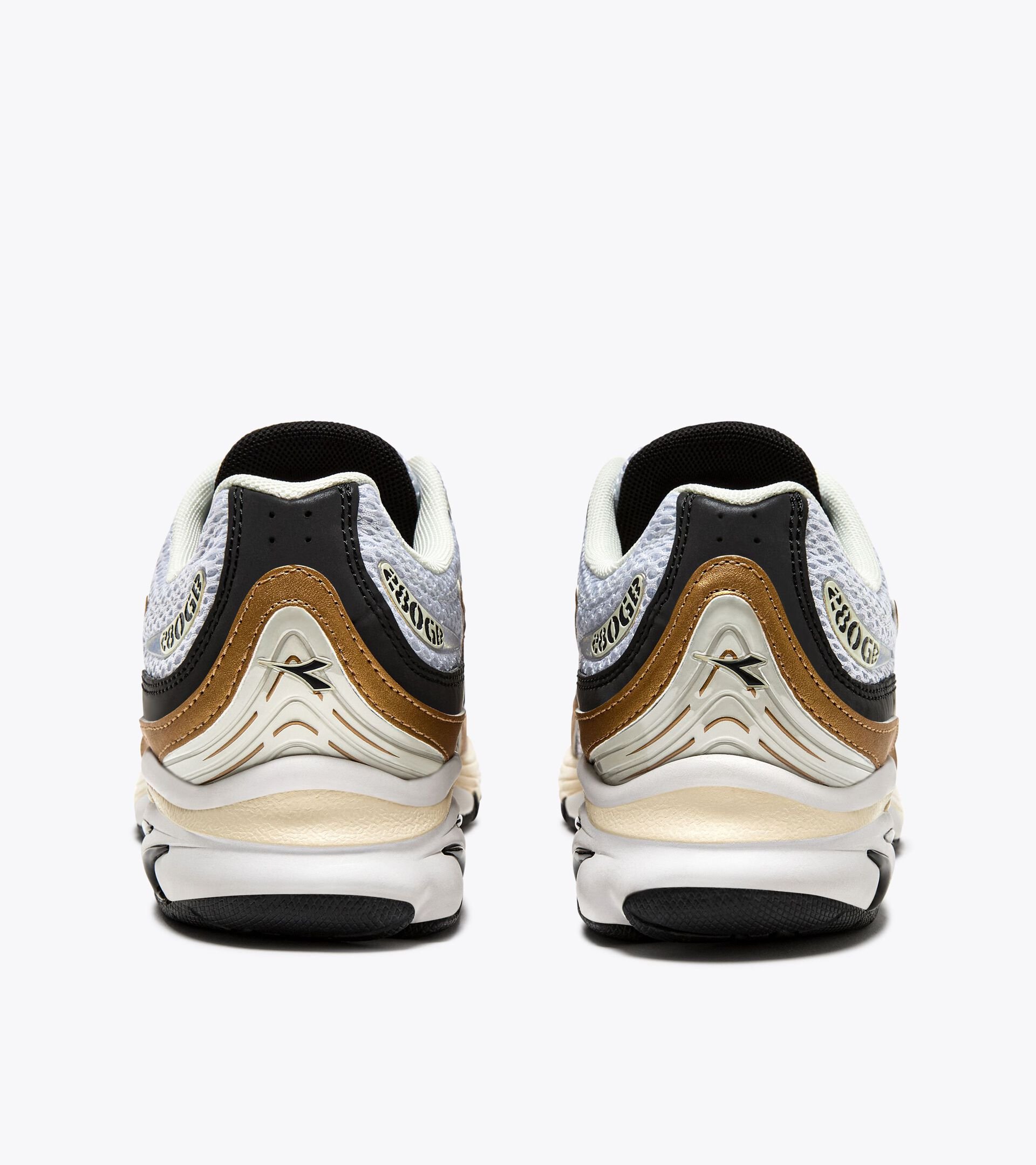 Tênis Diadora Unissex Mythos Propulsion 280 Branco e Dourado Multicores 5