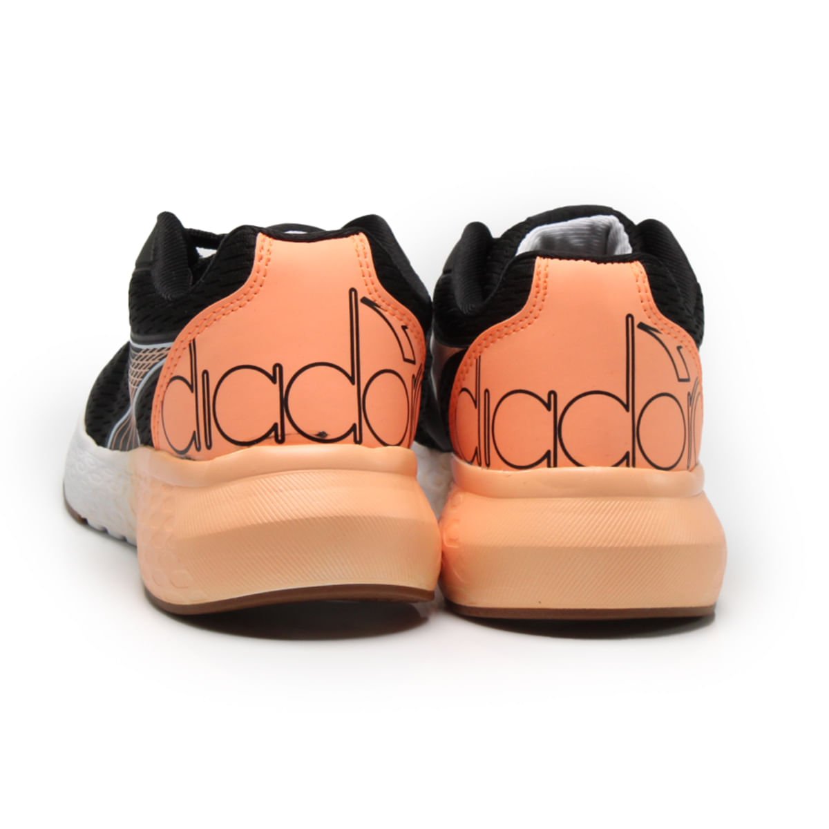 Tênis Diadora Vulcano II Preto e Rosa Feminino Preto 7