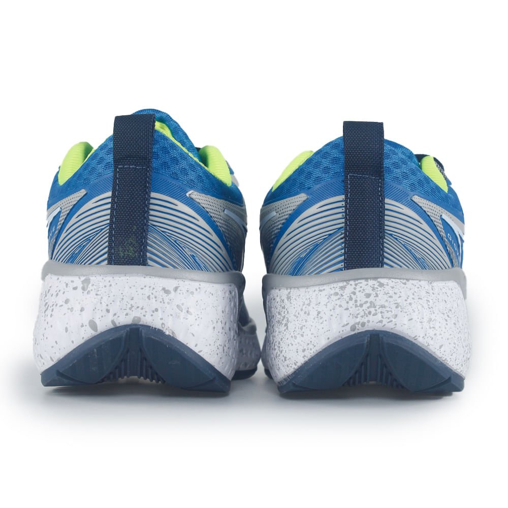 Tênis Esportivo Diadora Giove Azul e Amarelo Masculino Azul 8