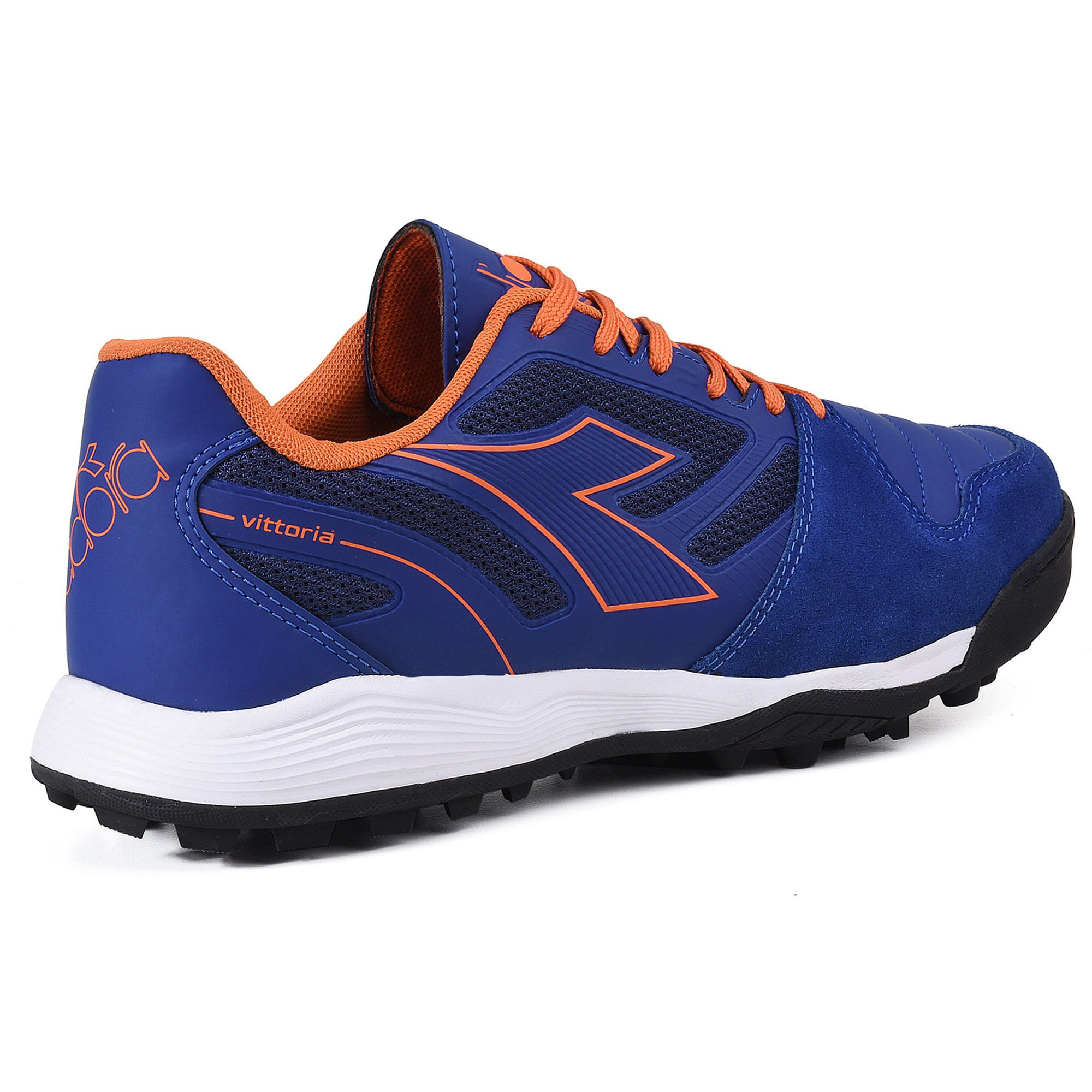 Chuteira Unissex Diadora Vittoria Society Azul Azul/Laranja 2