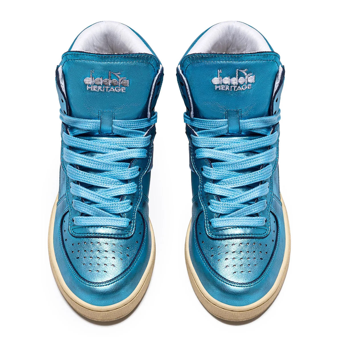 Tênis Casual Unissex Diadora Mi Basket Metal Used Azul Azul 5