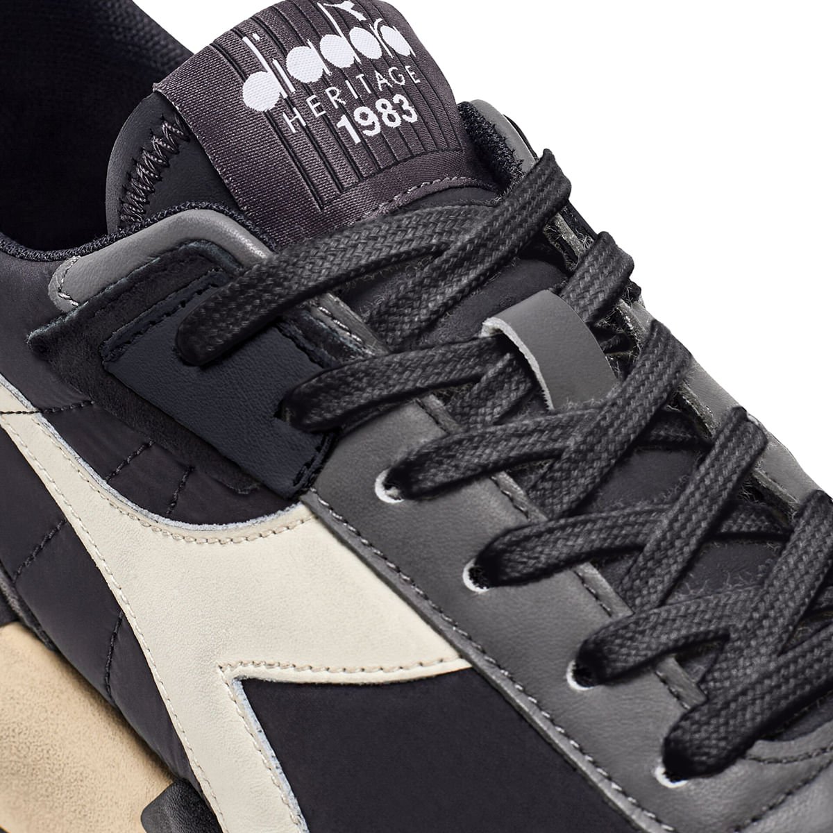 Tênis Casual Diadora Mercury Elite Preto e Branco Unissex Preto 5