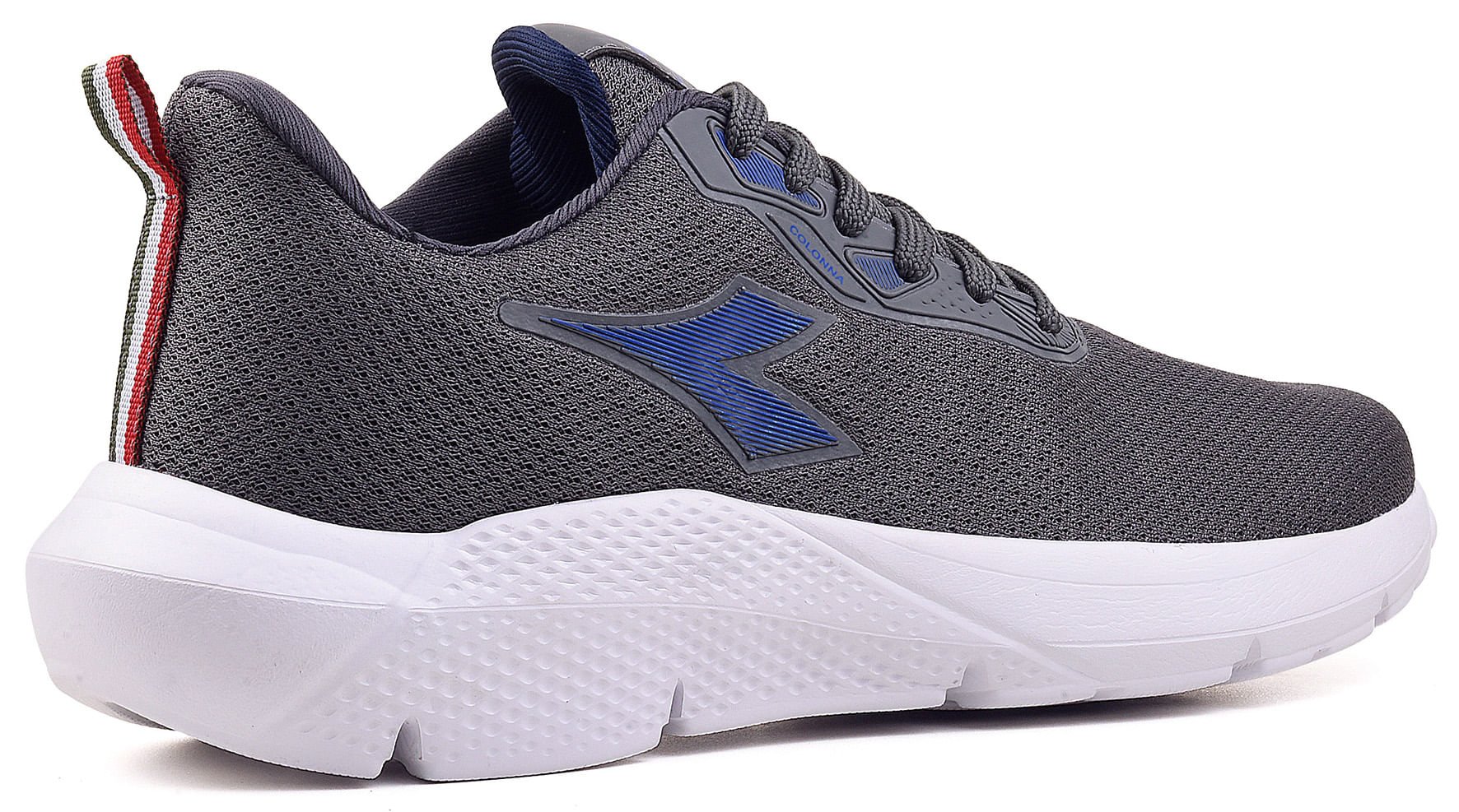 Tênis Corrida Infantil Diadora Colonna Jr Marinho e Prata Cinza 4