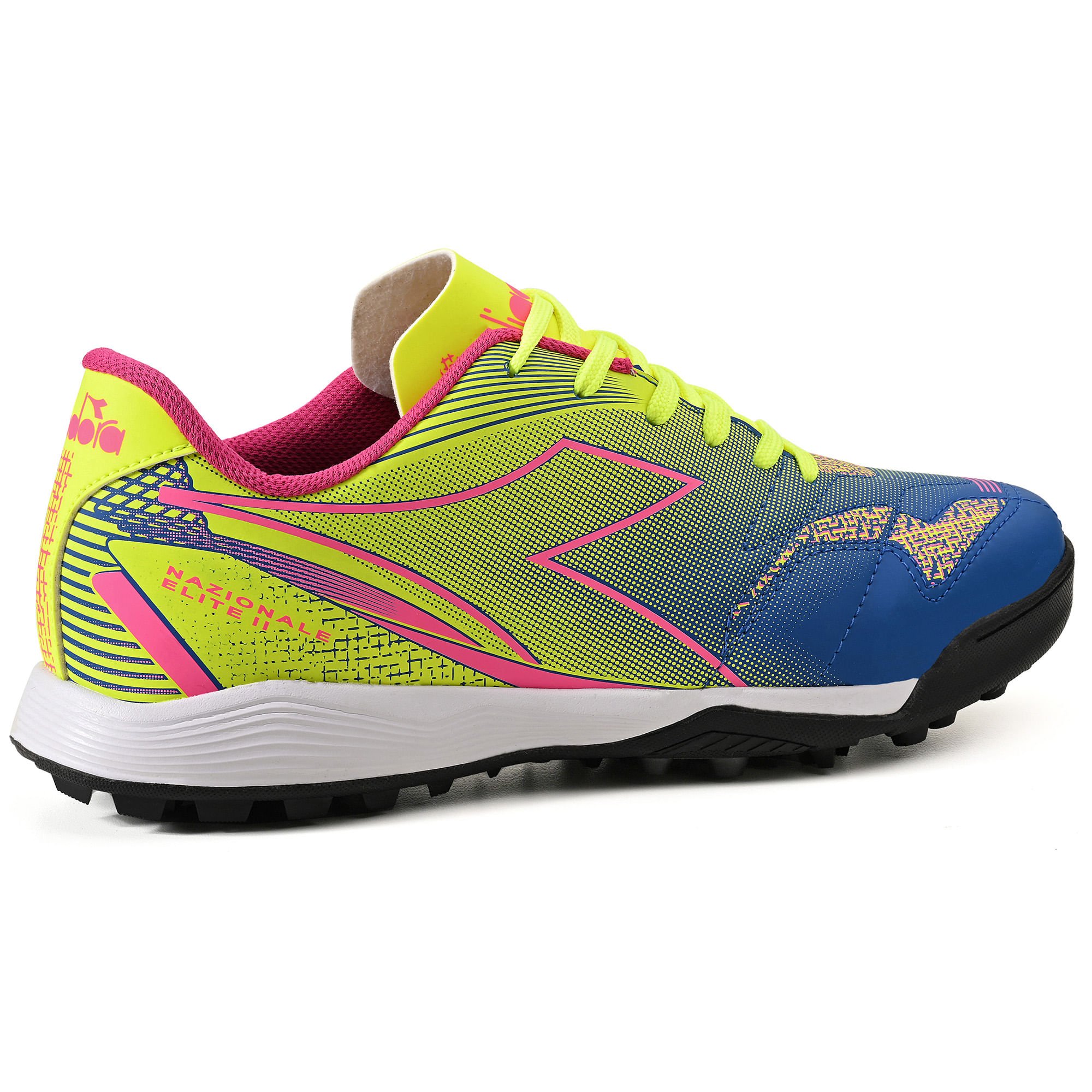Chuteira Diadora Masculina Nazionale Elite II Society Amarelo Neon Amarelo/Azul 2