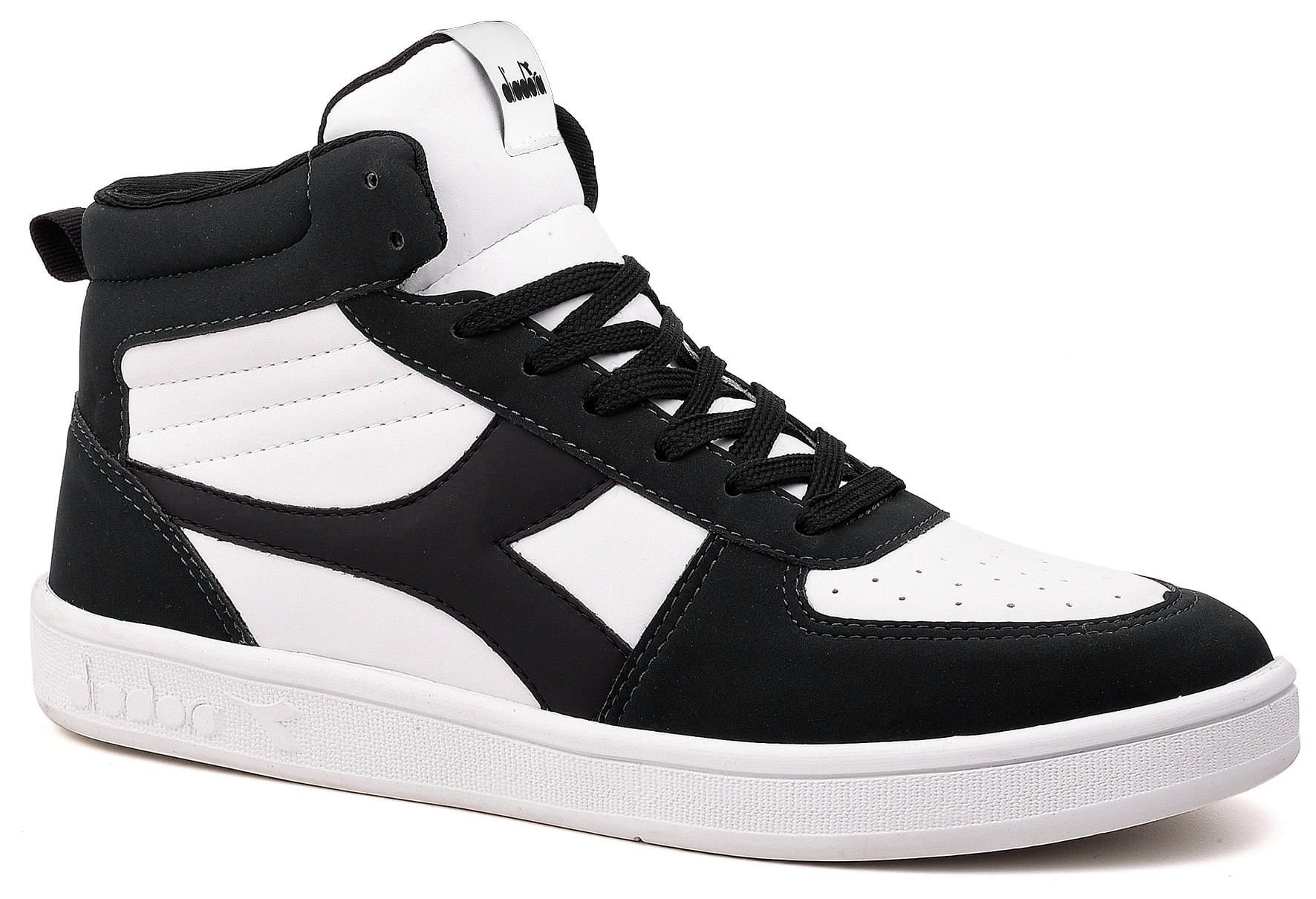 Tênis Diadora Unissex HI-Playmaker JR Branco Branco/Preto 1
