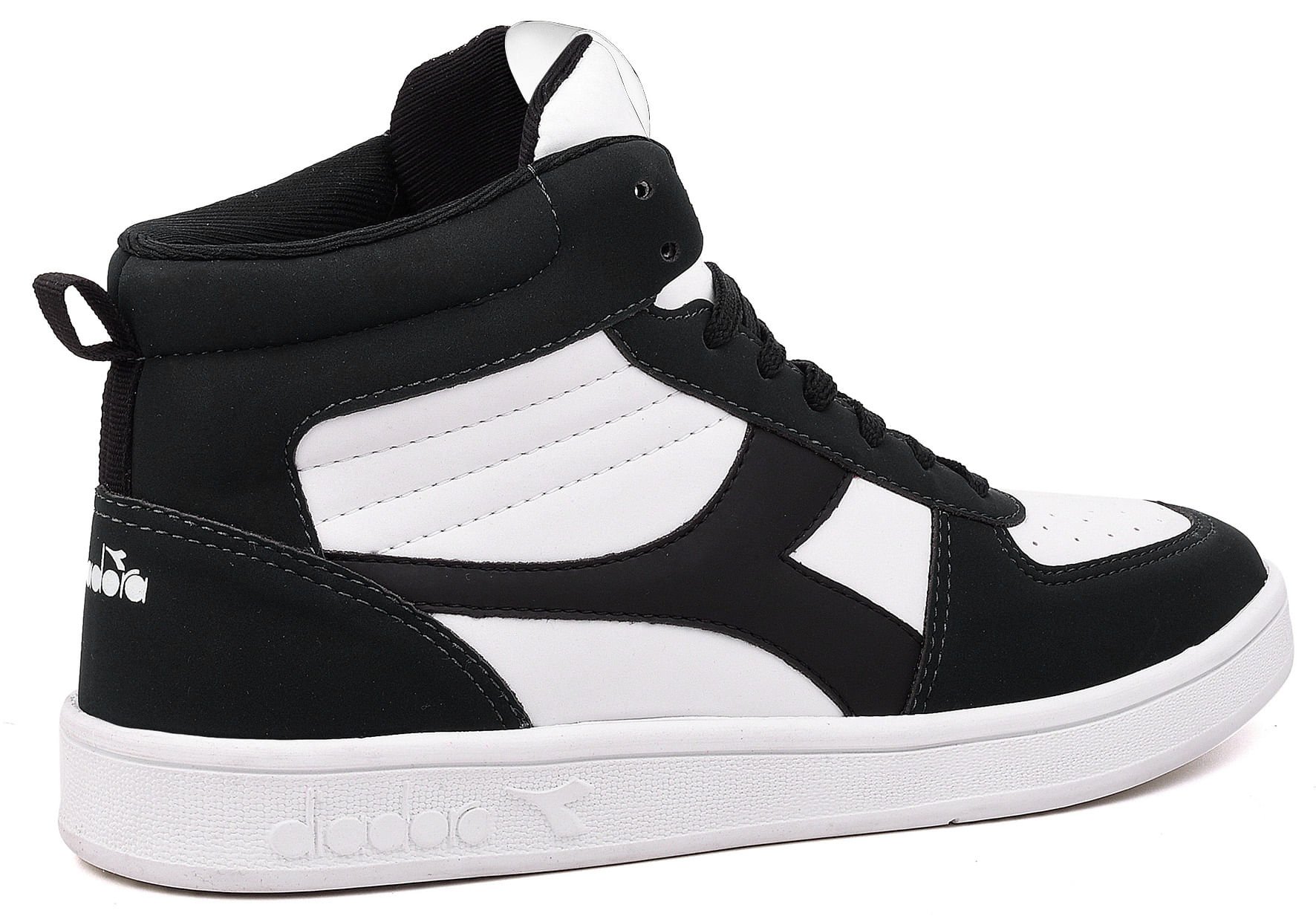 Tênis Diadora Unissex HI-Playmaker JR Branco Branco/Preto 2