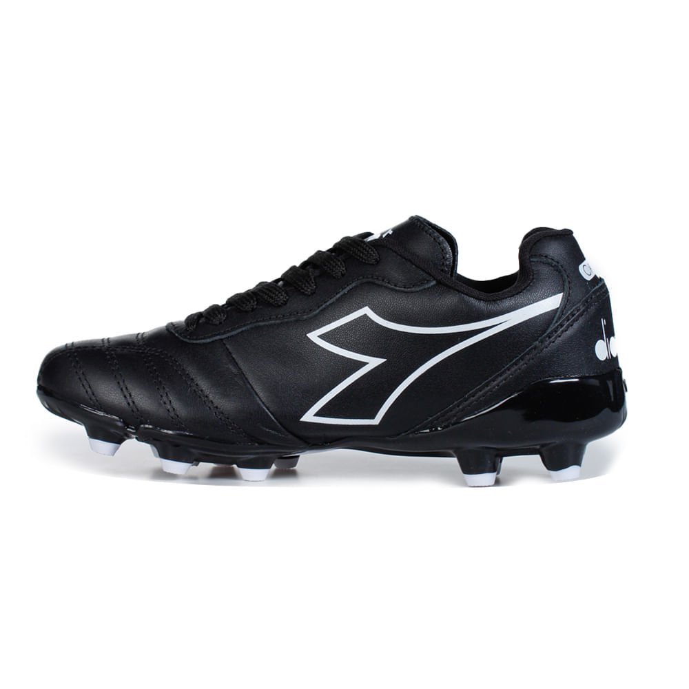 Chuteira Unissex Diadora Calcio Campo Preto e Branco Preto 3