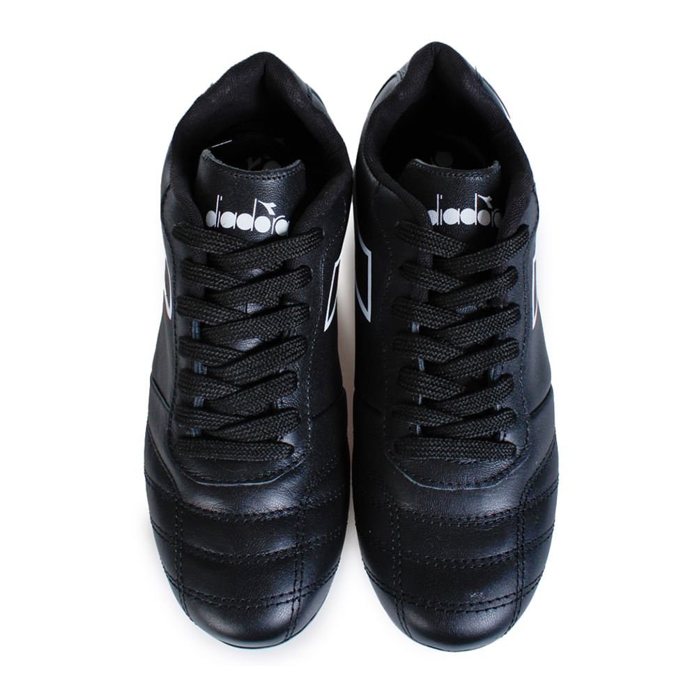 Chuteira Unissex Diadora Calcio Campo Preto e Branco Preto 6