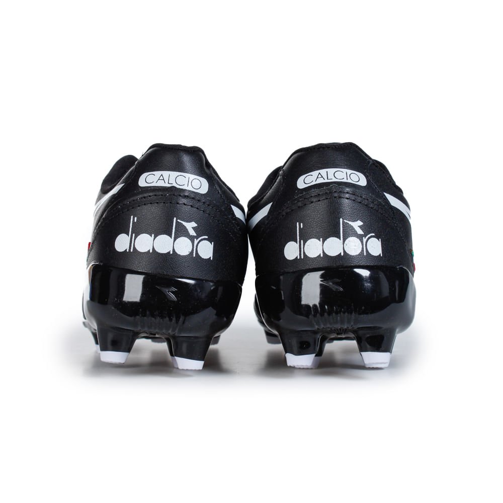 Chuteira Unissex Diadora Calcio Campo Preto e Branco Preto 8