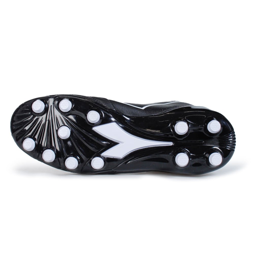Chuteira Unissex Diadora Calcio Campo Preto e Branco Preto 9