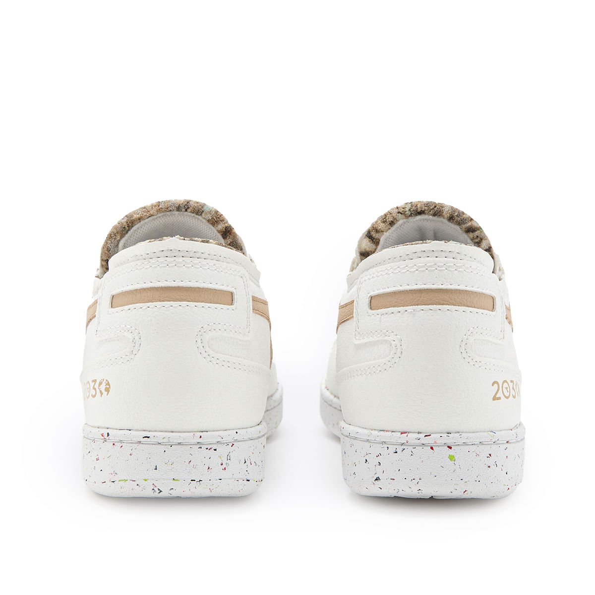 Tênis Casual Unissex Diadora Mi Basket Row Cut 2030 Branco Branco 6