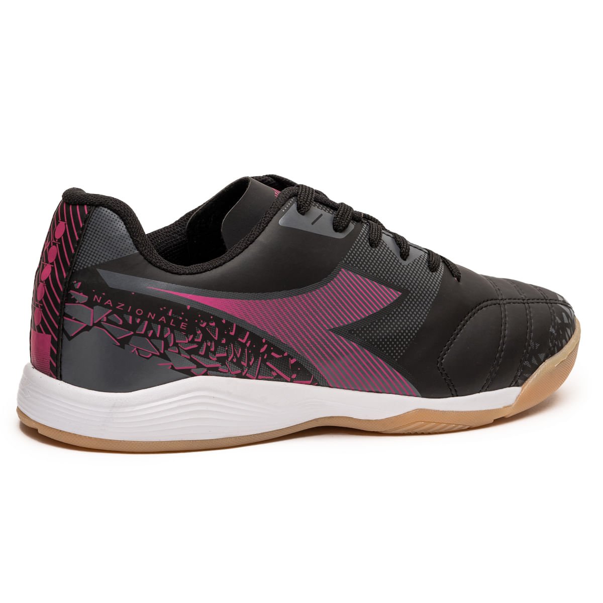 Chuteira Masculina Diadora Nazionale Elite Futsal Preto Preto 2