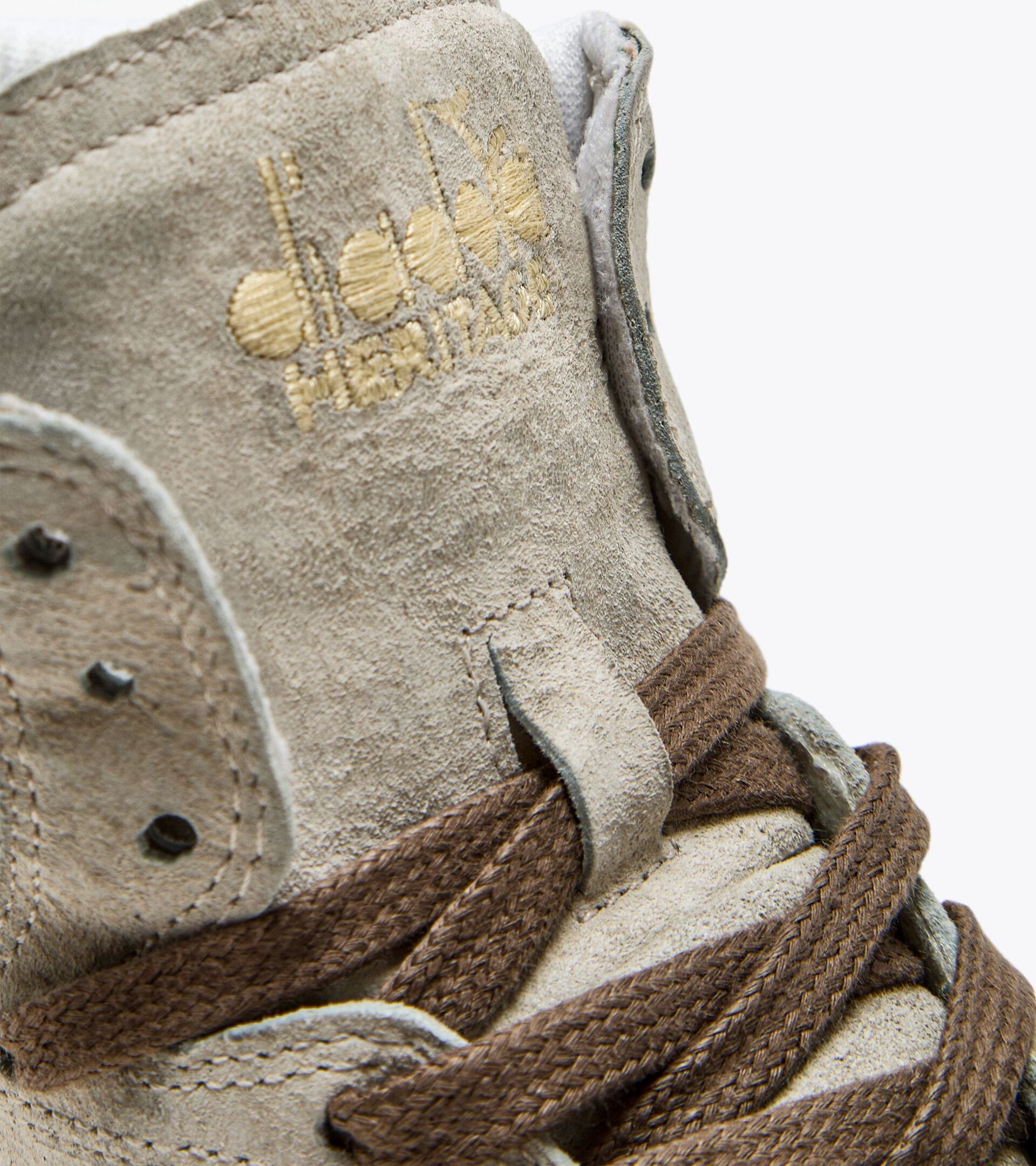 Tênis Diadora MI Basket Metal Pigskin Used Feminino Bege 5