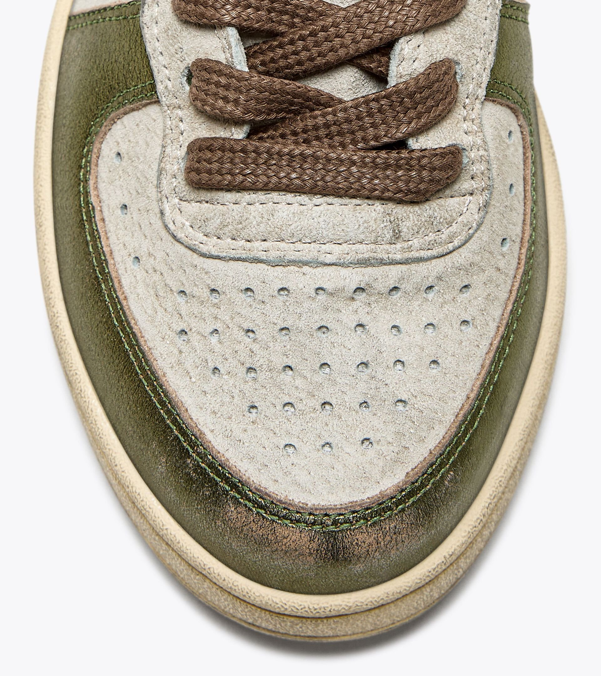 Tênis Diadora MI Basket Metal Pigskin Used Feminino Bege 6