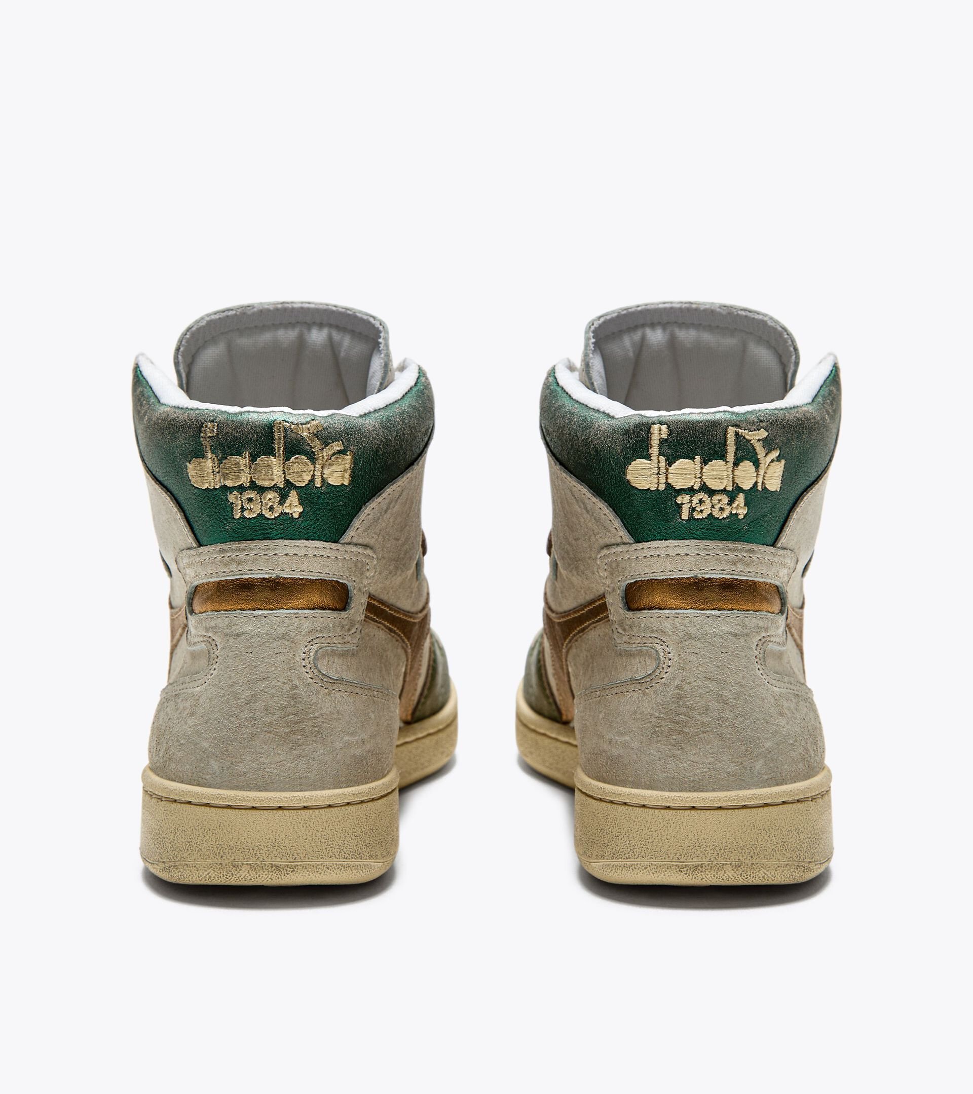 Tênis Diadora MI Basket Metal Pigskin Used Feminino Bege 7