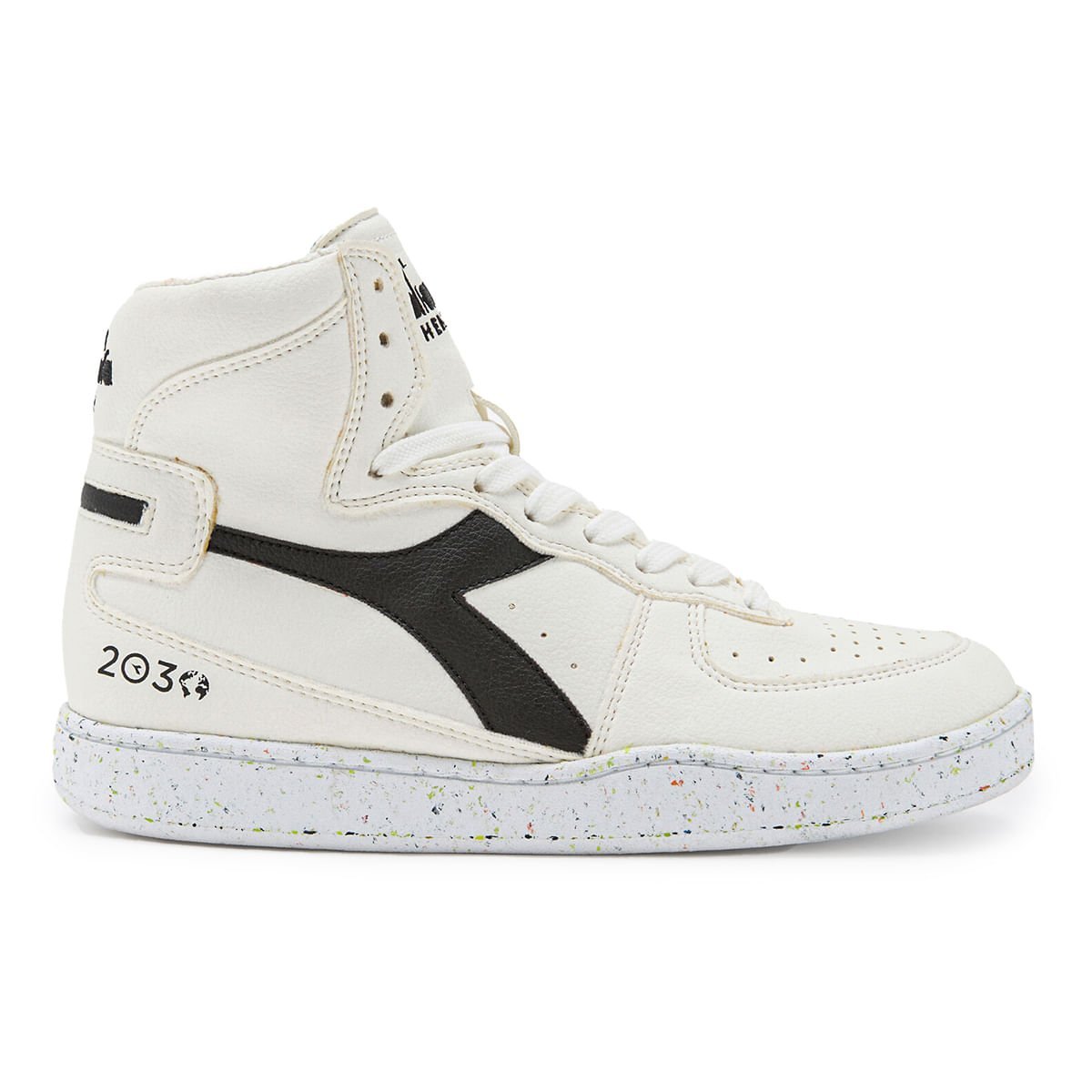 Tênis Casual Unissex Diadora Mi Basket 2030 Branco