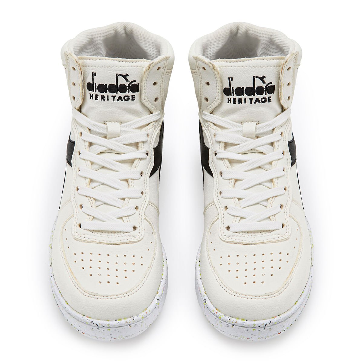 Tênis Casual Unissex Diadora Mi Basket 2030 Branco Branco 4