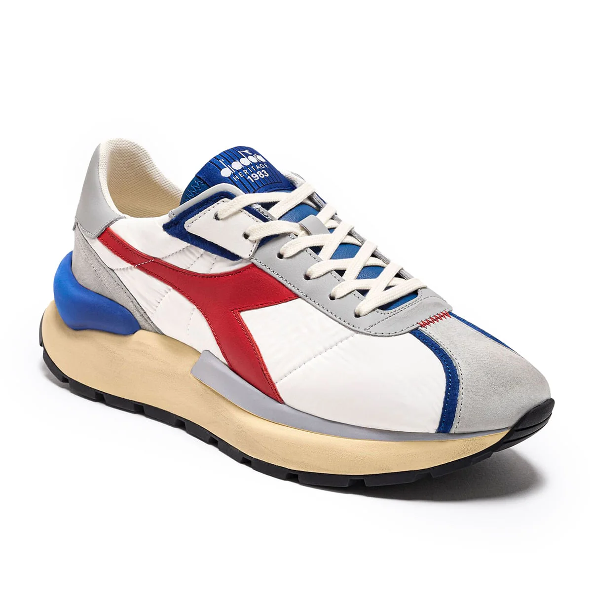 DIADORA スニーカー MERCURY ELITE 26.5㎝ Tênis Casual Diadora Mercury Elite Branco e Vermelho Unissex