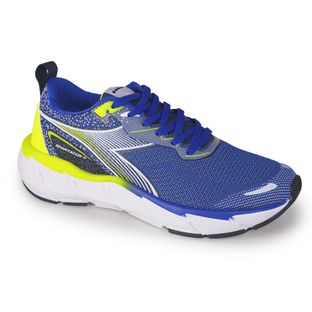 Tênis Casual Masculino Diadora Spartacus II Azul Azul 2