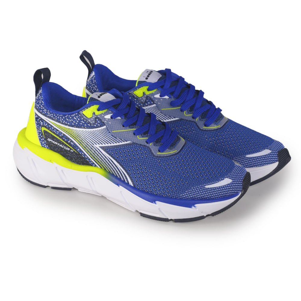Tênis Casual Masculino Diadora Spartacus II Azul Azul 8