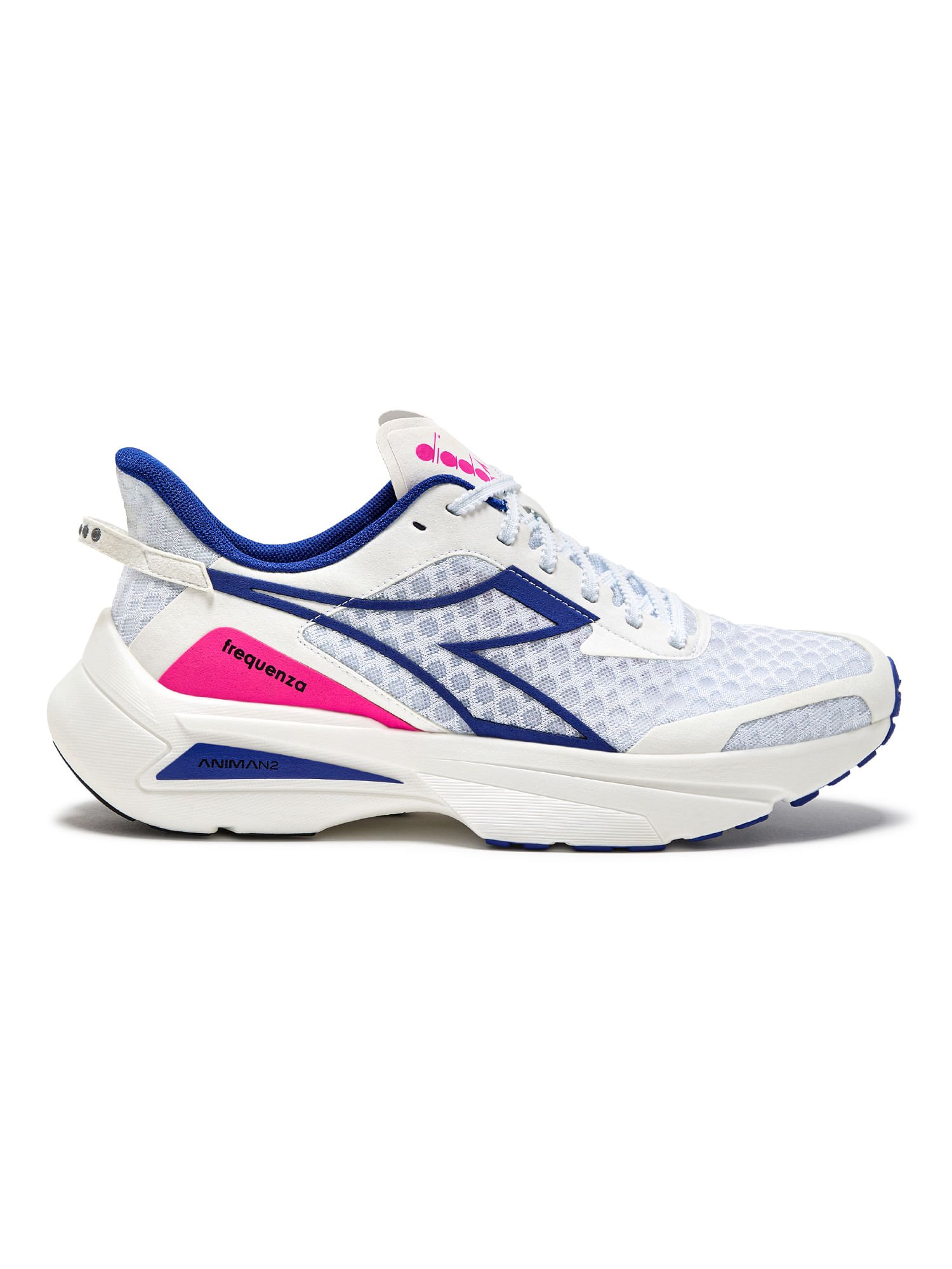 DIADORA テニス Tênis Corrida Masculino Diadora Frequenza Branco Branco/Azul