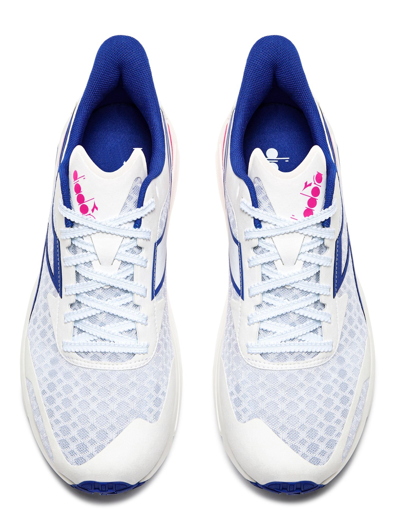 Tênis Corrida Masculino Diadora Frequenza Branco Branco/Azul 7