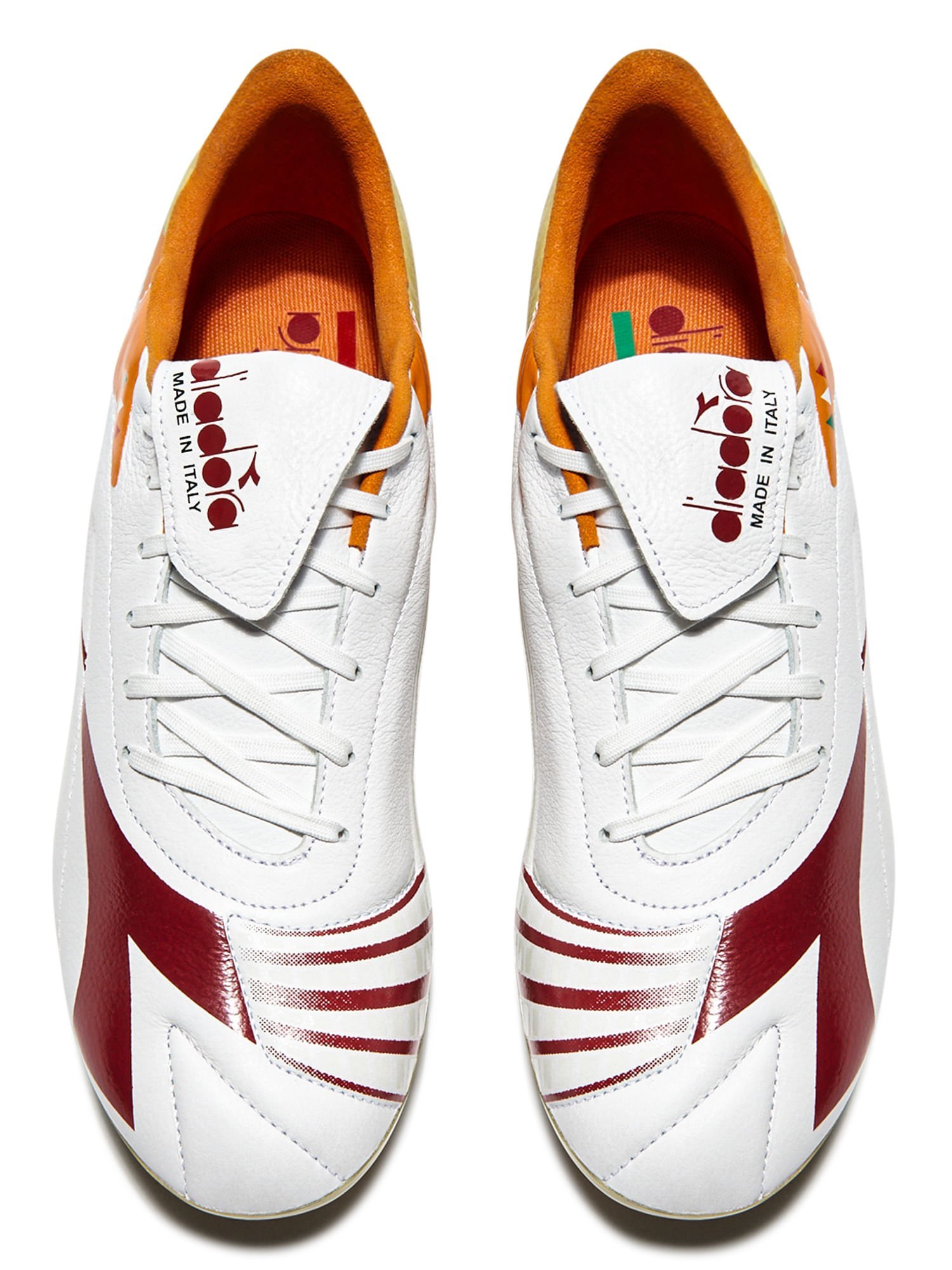 Chuteira Unissex Diadora Maximus Elite ITA T SLX Branco/Laranja 7
