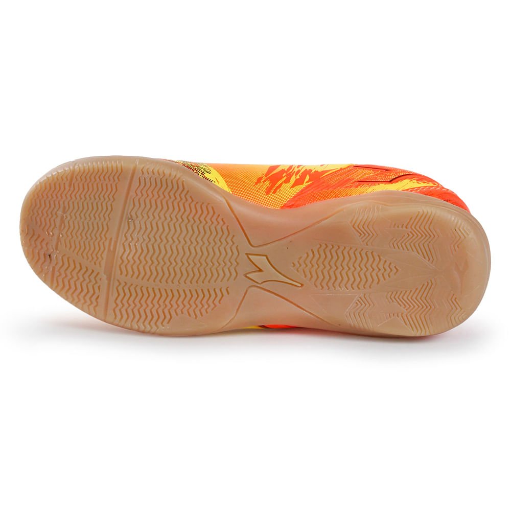 Chuteira Infantil Diadora Agilitá Futsal Laranja e Amarelo Laranja 3