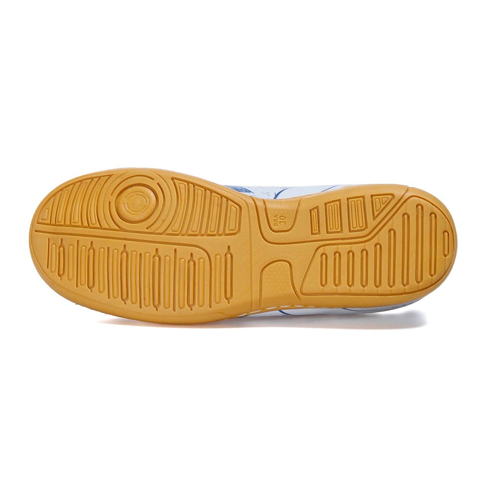 Chuteira Infantil Diadora Torneo Futsal Branco e Azul Branco 5