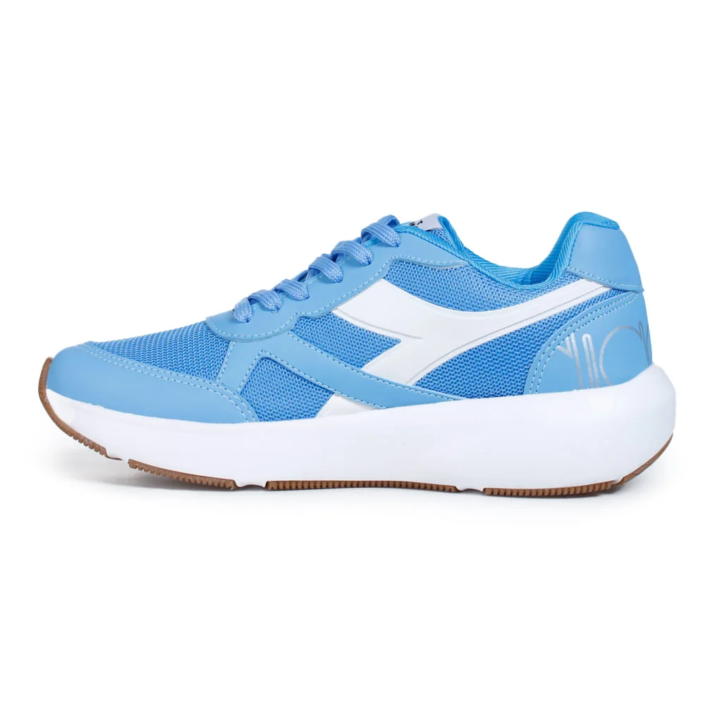 Tênis Casual Unissex Diadora Sforza Azul e Branco Azul 3