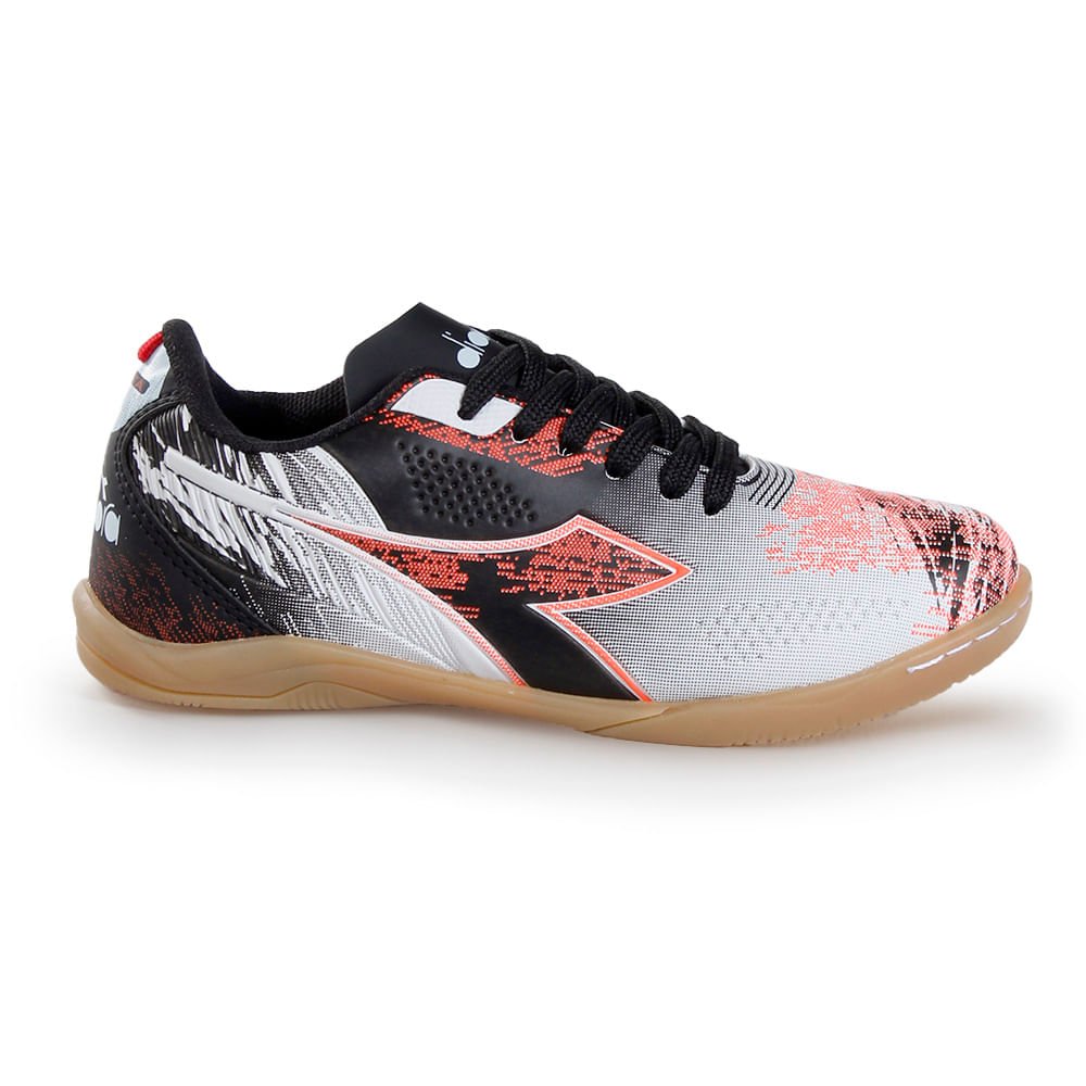 Chuteira Infantil Diadora Agilitá Futsal Branco e Coral Branco 5