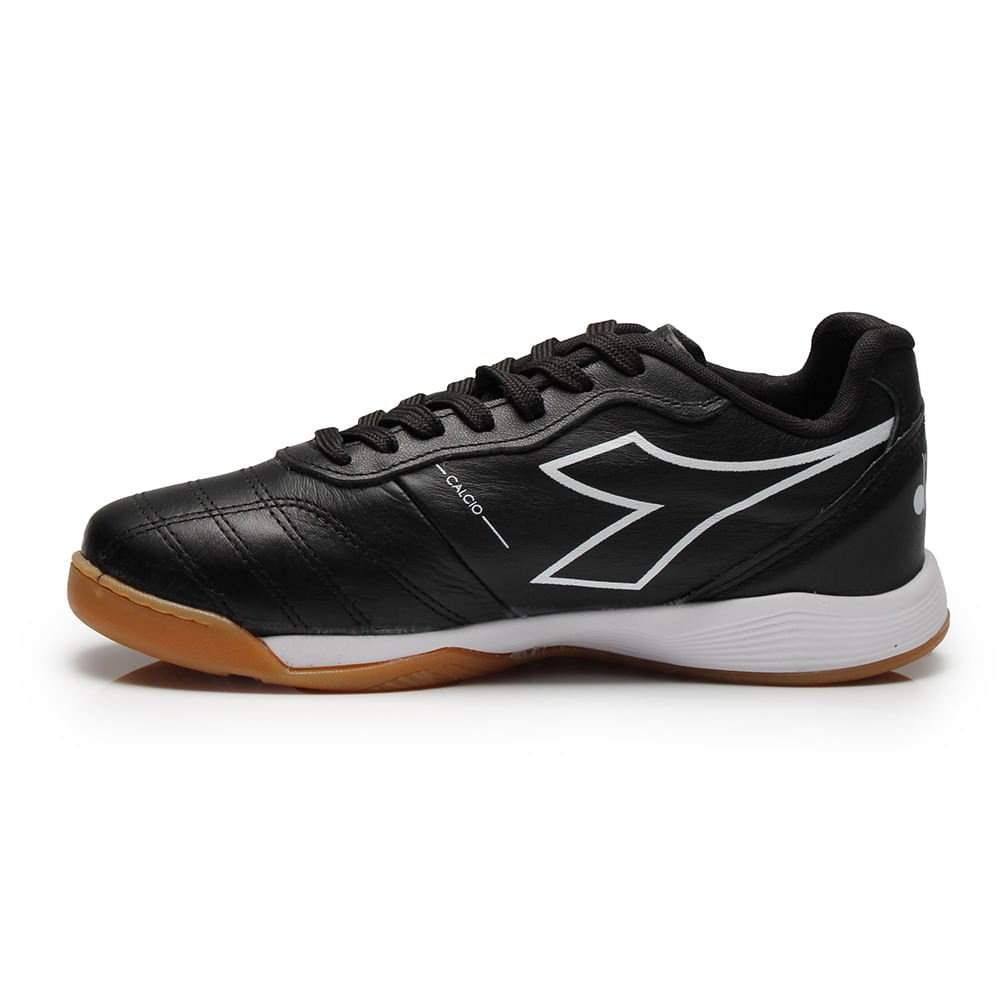 Chuteira Unissex Diadora Calcio Elite Futsal Preto e Branco Preto 6