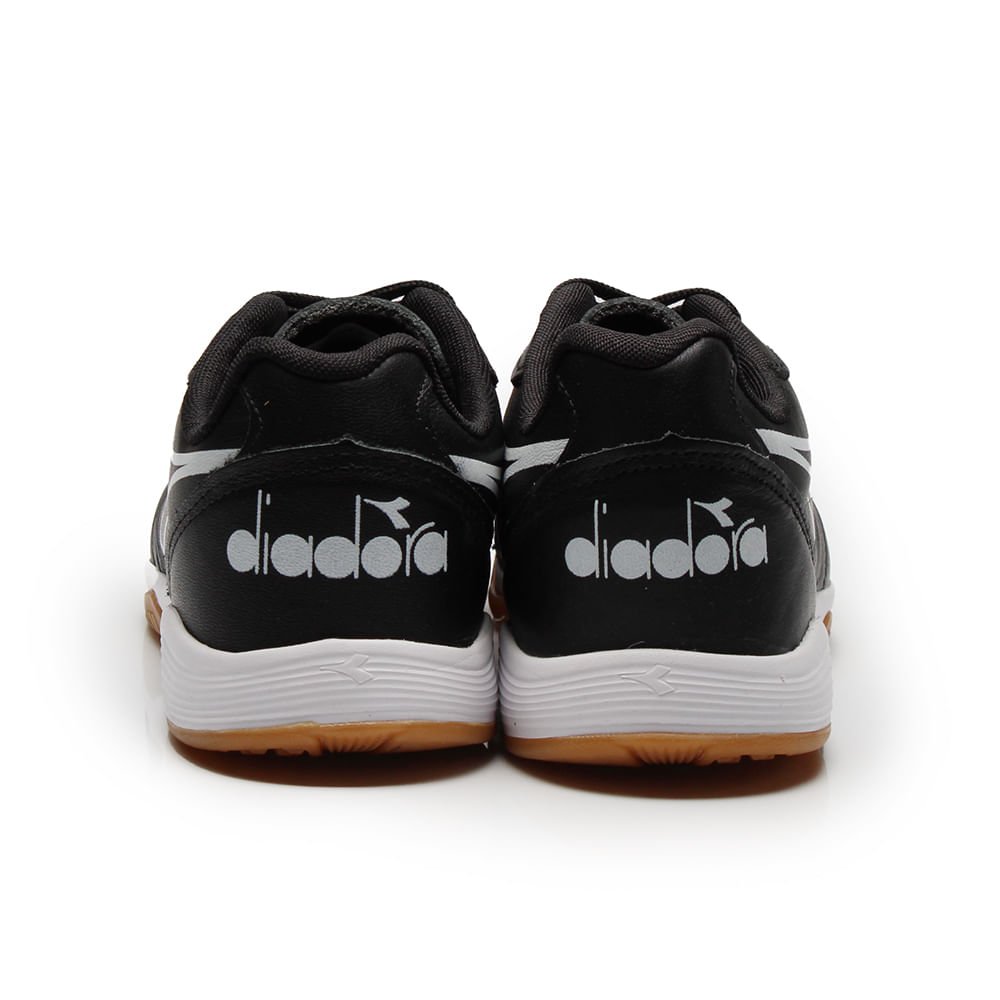 Chuteira Unissex Diadora Calcio Elite Futsal Preto e Branco Preto 8