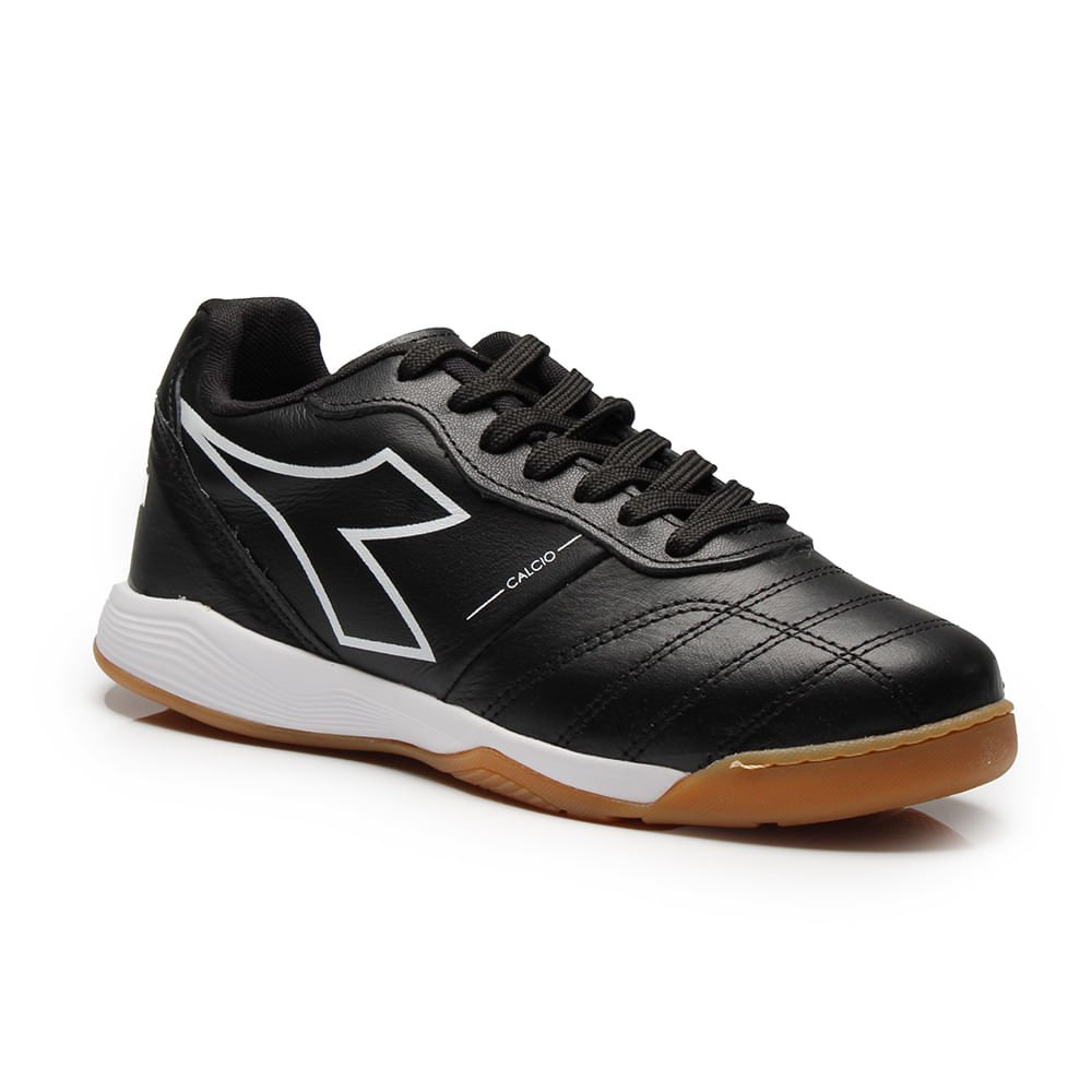 Chuteira Unissex Diadora Calcio Elite Futsal Preto e Branco Preto 2