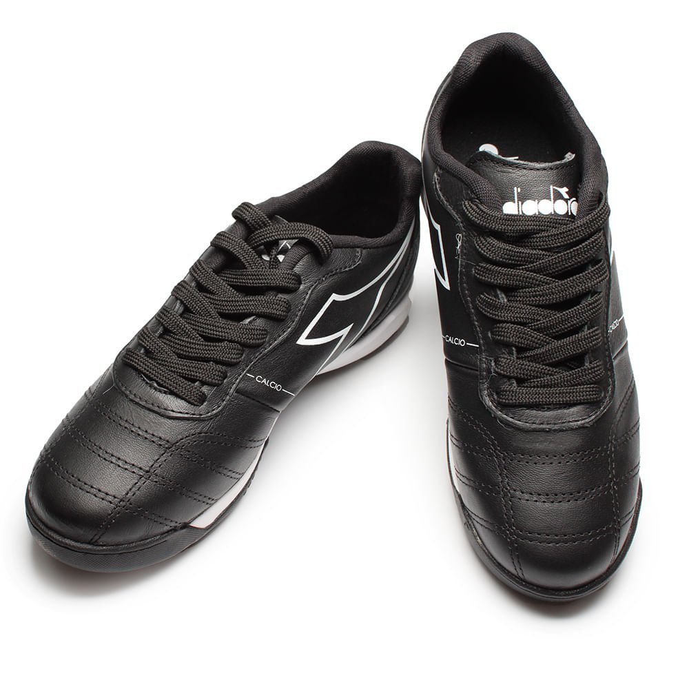 Chuteira Unissex Diadora Calcio Elite Society Preto e Branco Preto 5