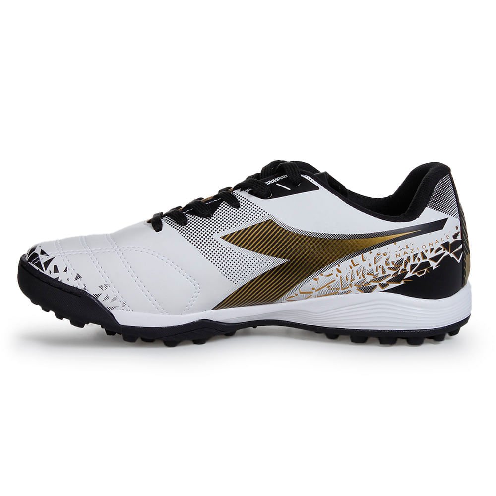 Chuteira Unissex Diadora Nazionale Elite Society Branco Branco 3