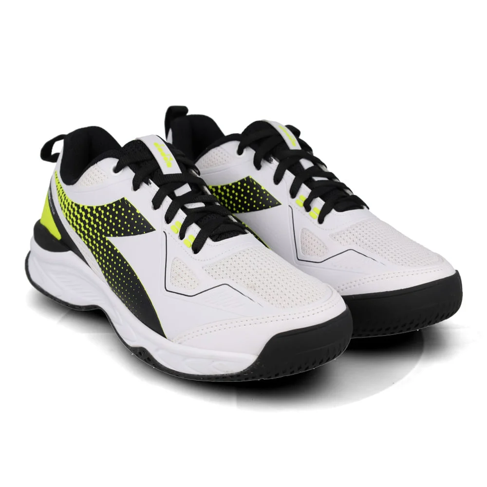 Tênis Esportivo Unissex Diadora Shifter Branco e Verde Branco 4