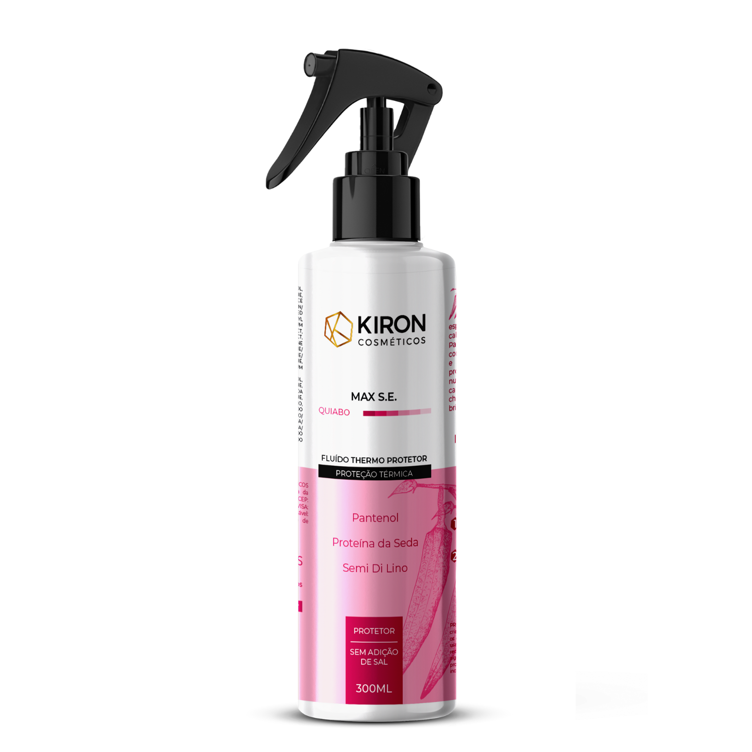 Fluido Thermo Protetor Quiabo MAX S.E. Pos Quimica Kiron cosmeticos 300ml 300ml 1