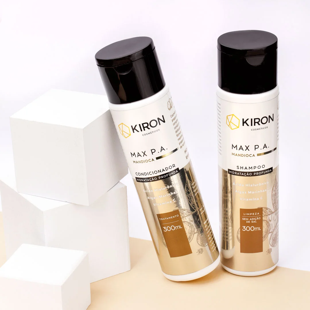 Shampoo Mandioca MAX P.A. Hidratacao Profunda Kiron Cosmeticos 300ml 300ml 4