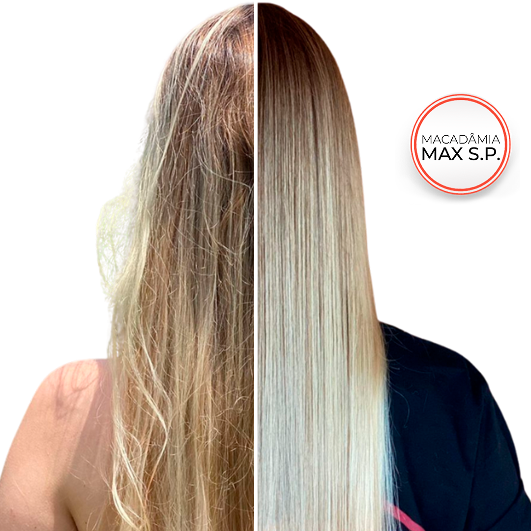 Kit Shampoo 300ml e Mascara Macadamia Max S.P. Kiron 250g ÚNICO 2