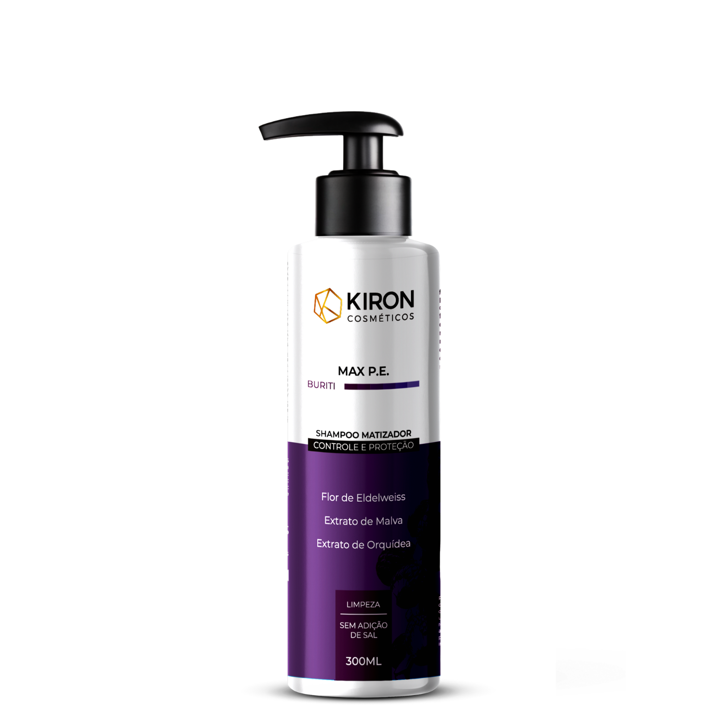 Shampoo Matizador Buriti Max P.E Kiron Cosmeticos 300ml 300ml 1