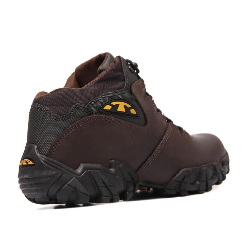 Bota Masculina Bull Terrier Bruce Couro Legitimo Adventure Marrom 5