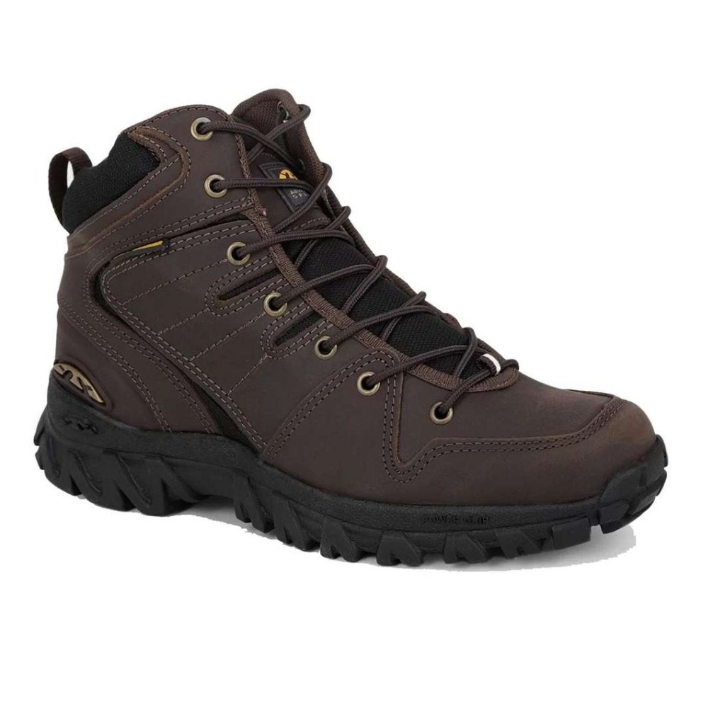 Bota Adventure Bull Terrier Swat Couro Masculina Marrom 4