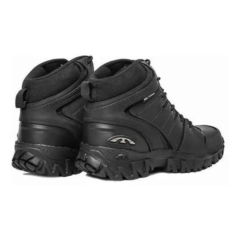 Bota Couro Bull Terrier Swat Masculina Preto Preto 3