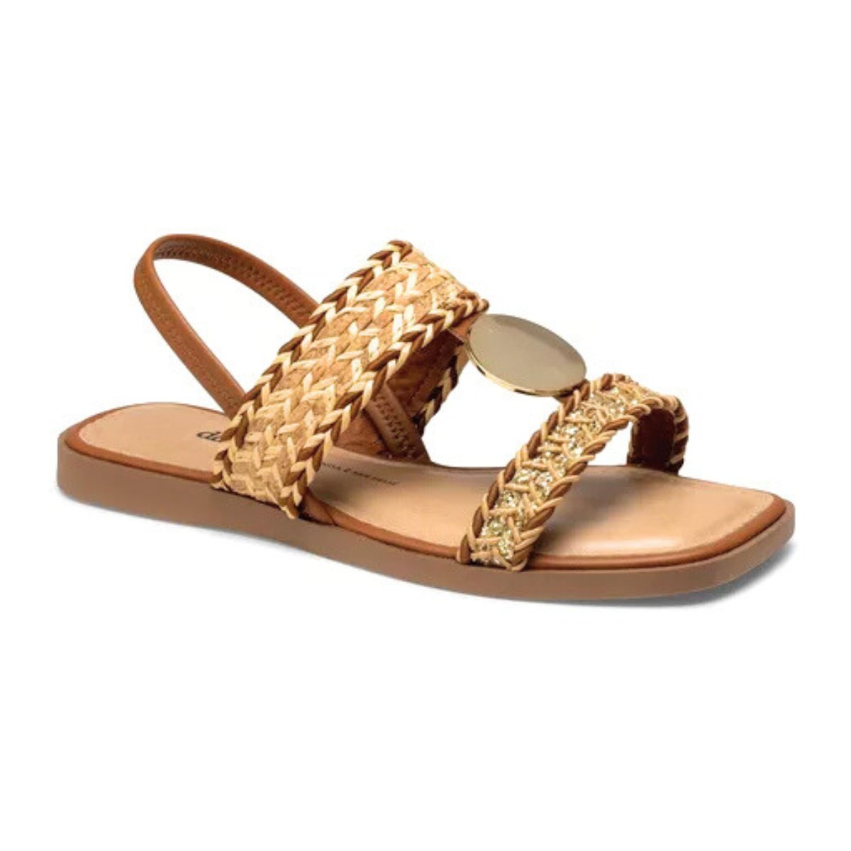 Sandalia Dakota Rasteira Feminina Marrom 2