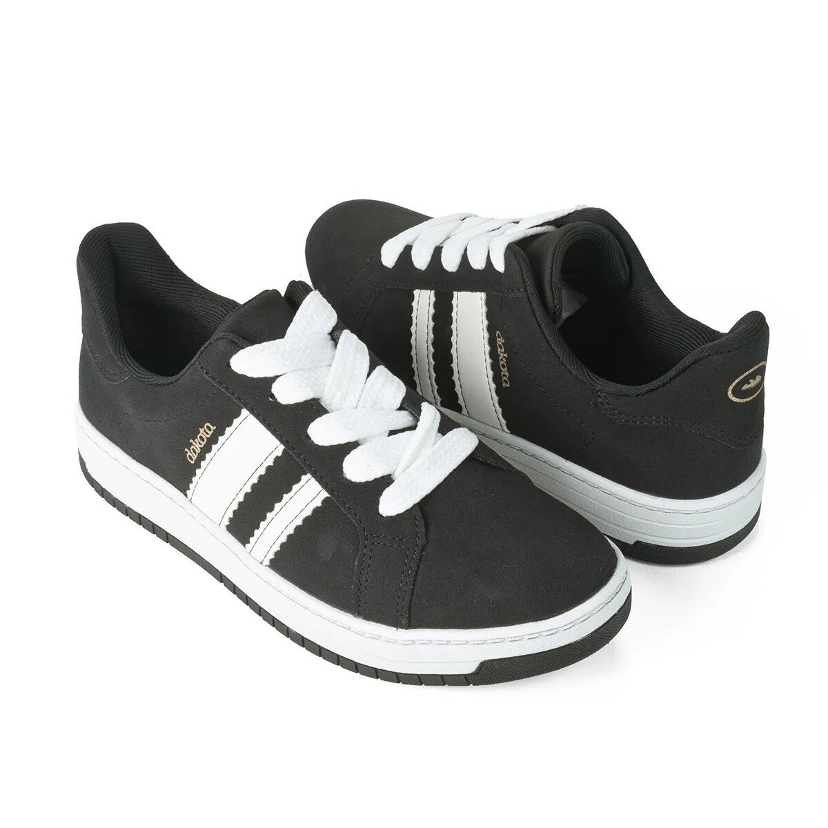 Tenis Dakota Casual Feminino Preto Preto 6