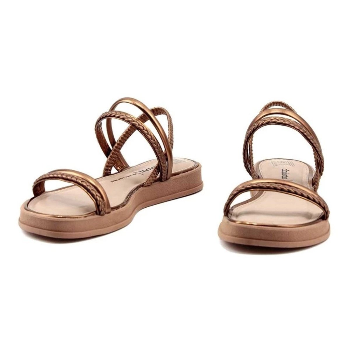 Sandalia Feminina Dakota Flatform Marrom 7