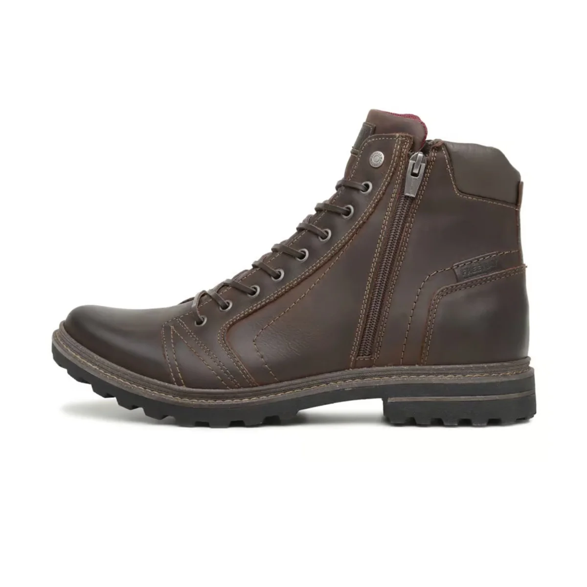 Coturno Freeway Absolut 1 Masculino Couro Marrom 4