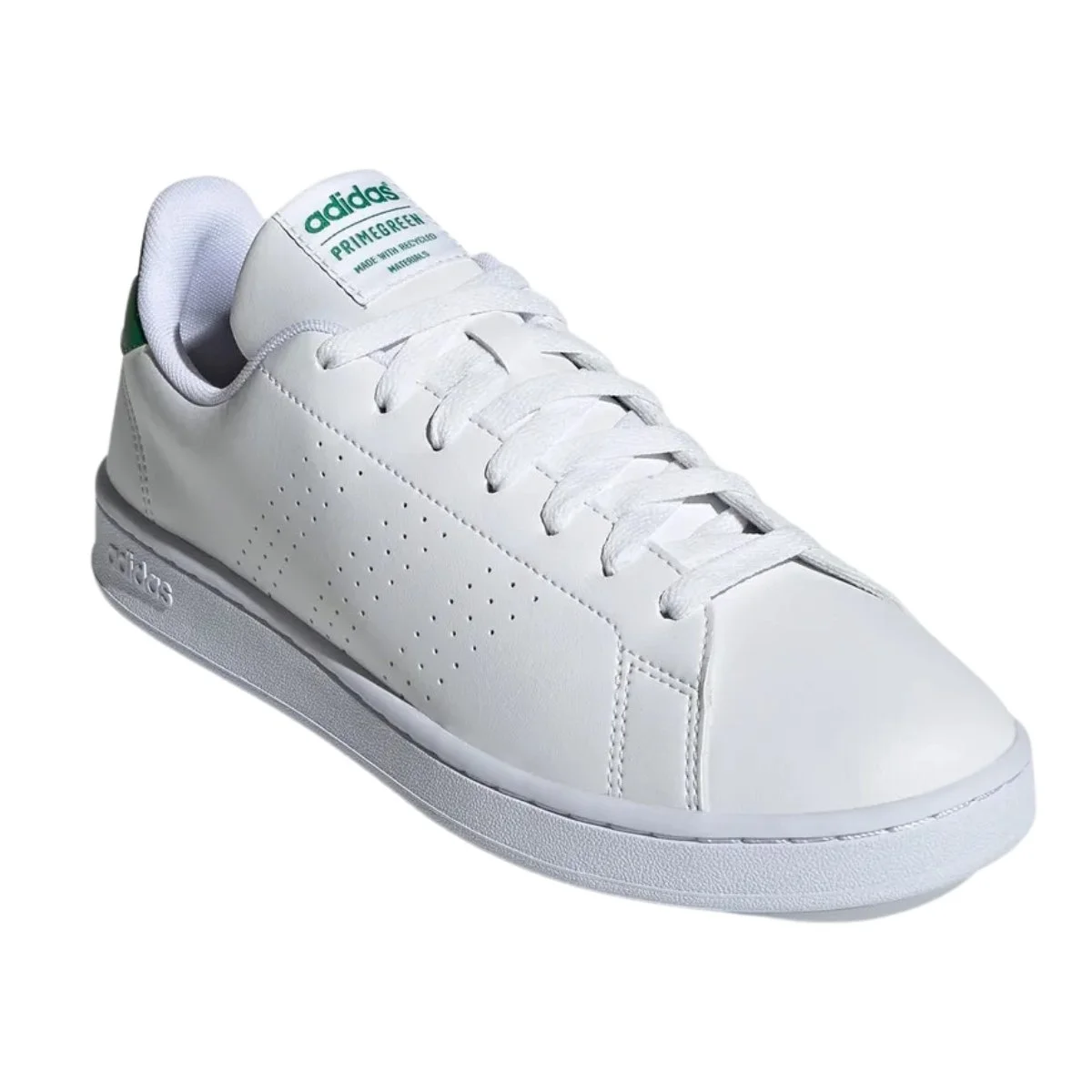 Tenis Adidas Advantage Masculino Branco/Verde 2