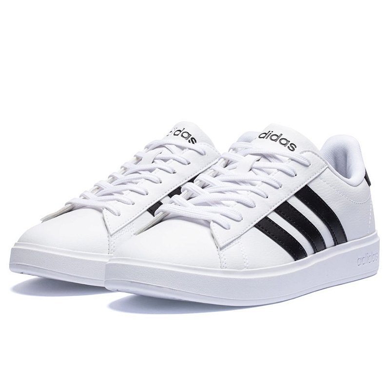 Tenis Adidas Grand Court 2.0 Feminino Branco/Preto 2